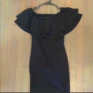 PinkBlush black maternity dress